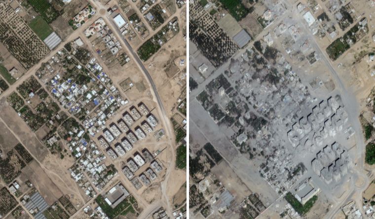 before and after Gaza